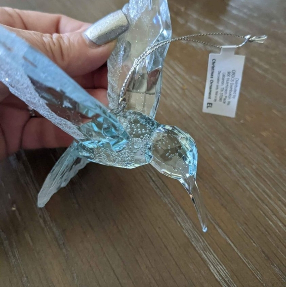 Gorgeous Blue Hummingbird Hanging Decor Or Ornament. Just beautiful! - Picture 2 of 5